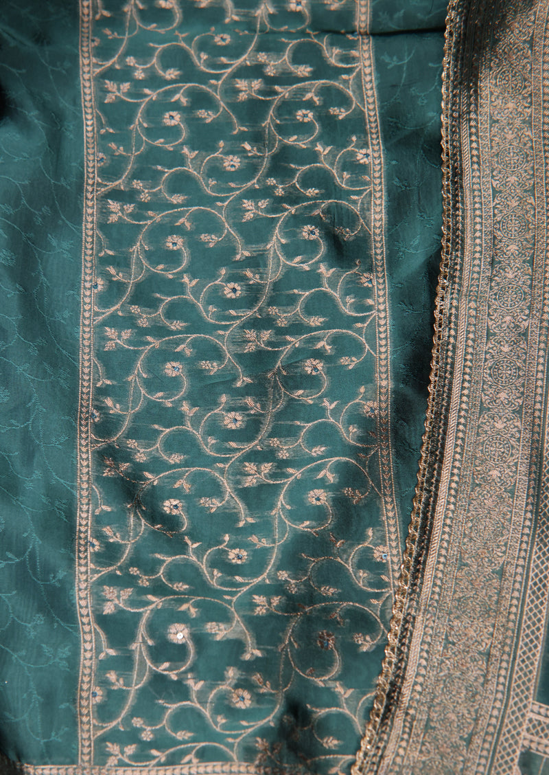 OSHEA – Premium Pure Viscose Woven Silk Jacquard Salwar Suit with Dupatta