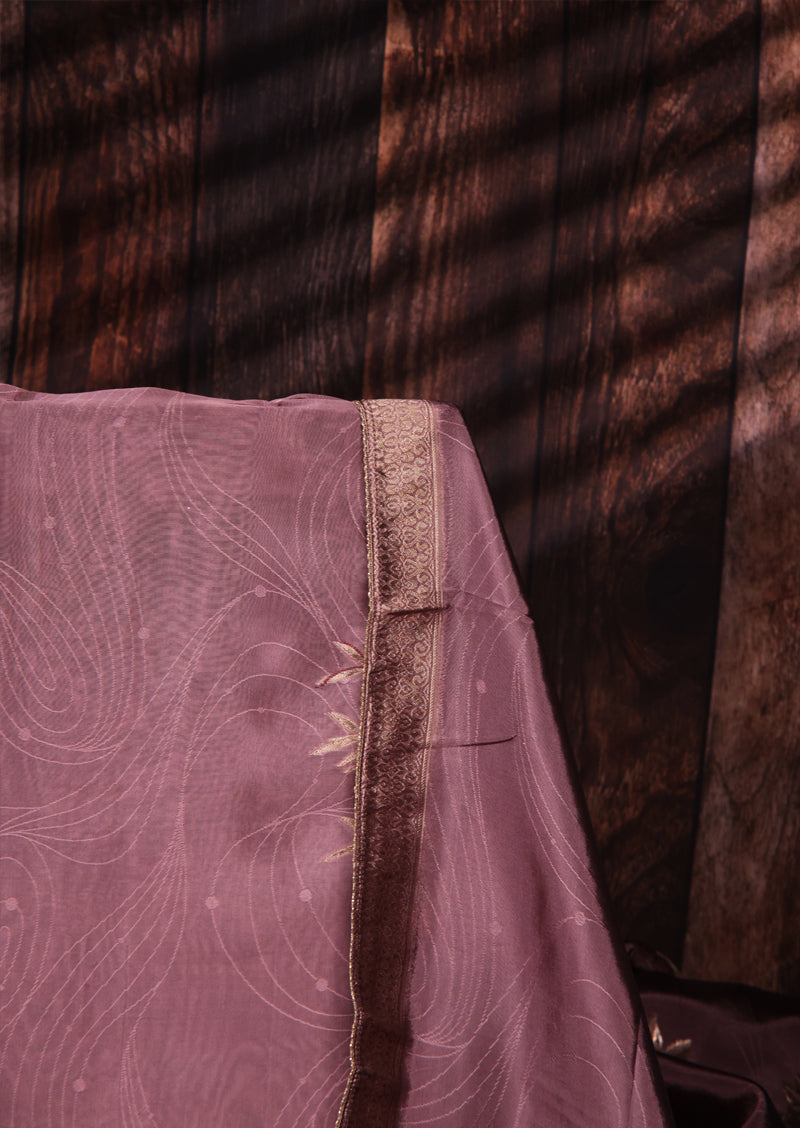 HRIDAYA – Premium Viscose Woven Silk Jacquard Salwar Suit with Hand Embroidery