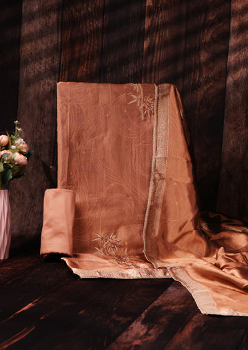 HRIDAYA – Premium Viscose Woven Silk Jacquard Salwar Suit with Hand Embroidery