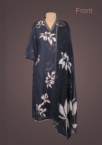 IRAGAI – Premium Printed Cotton Salwar Suit with Chiffon Dupatta